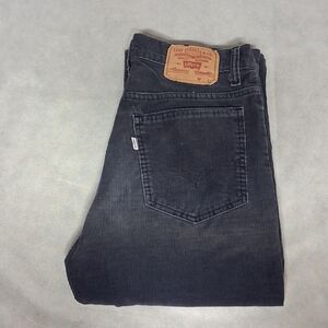 Vtg 80s Levi's 517 White Tab Jeans 32x36 Blue Corduroy Bootcut USA Blue Ridge GA